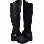 Bota Infantil Feminina Pink Cats Cano Alto - Preto