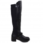 Bota Infantil Feminina Pink Cats Cano Alto - Preto