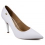 Sapato Feminino Vizzano Scarpin Pelica - Branco