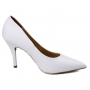 Sapato Feminino Vizzano Scarpin Pelica - Branco
