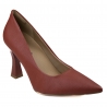 Sapato Feminino Piccadilly Salto Flare - Argila